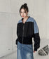 Collarless Zip Jacket